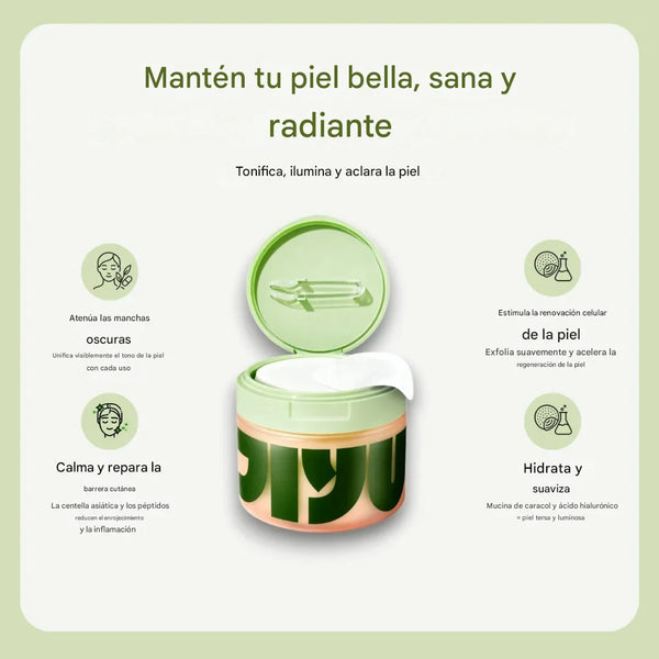 Almohadillas tónicas coreanas para el cuidado de la piel JIYU
