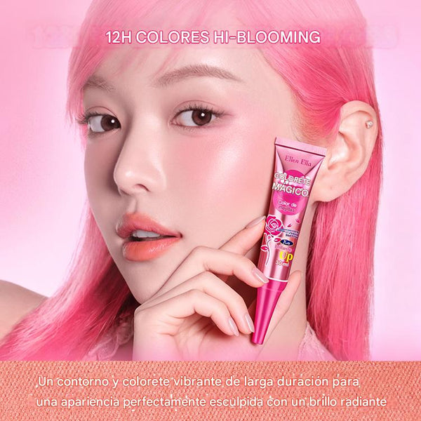 Rubor mágico 3 en 1: rubor, tinte labial y sombra de ojos en uno