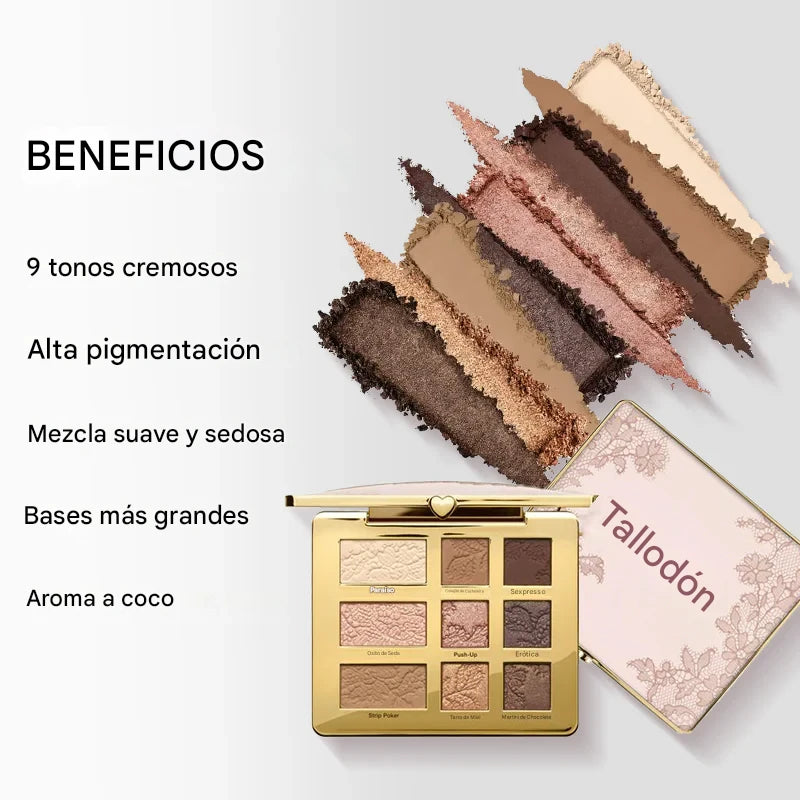 Últimas 3 horas: 60% de descuento 🔥 Paleta de sombras de ojos naturales