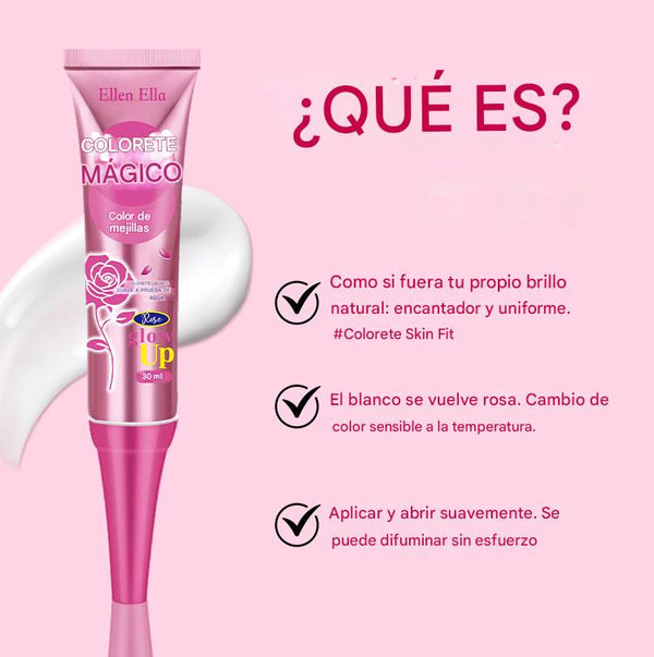 Rubor mágico 3 en 1: rubor, tinte labial y sombra de ojos en uno