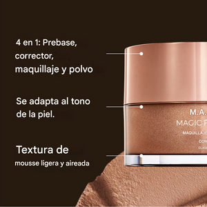 Mousse de maquillaje 4 en 1  mágico