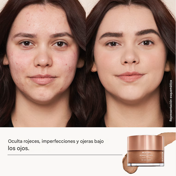 Mousse de maquillaje 4 en 1  mágico