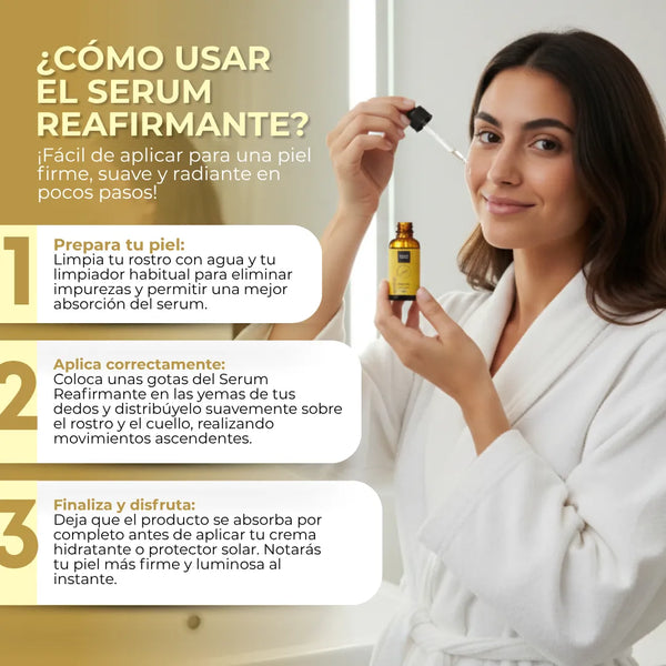 MLuxeFirm® – El Sérum Lifting Que Reafirma Tu Piel Desde la Primera Aplicación