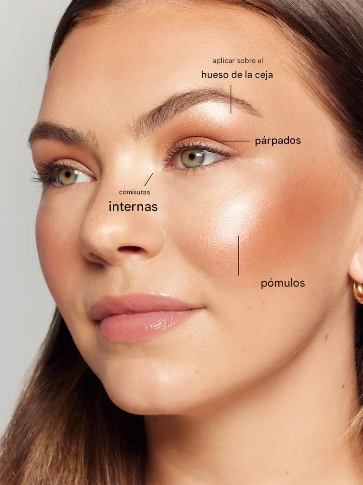 Paleta iluminadora para ojos y mejillas LUXEGLOW™