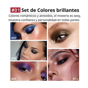 🎁 12 sombras de ojos en stick que transforman tu mirada… ¡y te regalamos otras 12 de regalo!