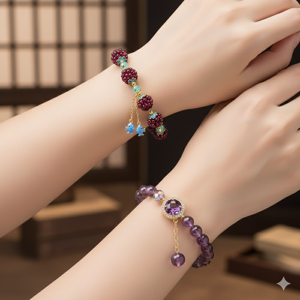 🎁 Oferta 2x1  La energía del granate, con un regalo especial en lila