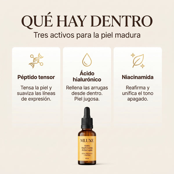 Flacidez y arrugas, tensadas en 60 segundos.