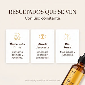 Flacidez y arrugas, tensadas en 60 segundos.