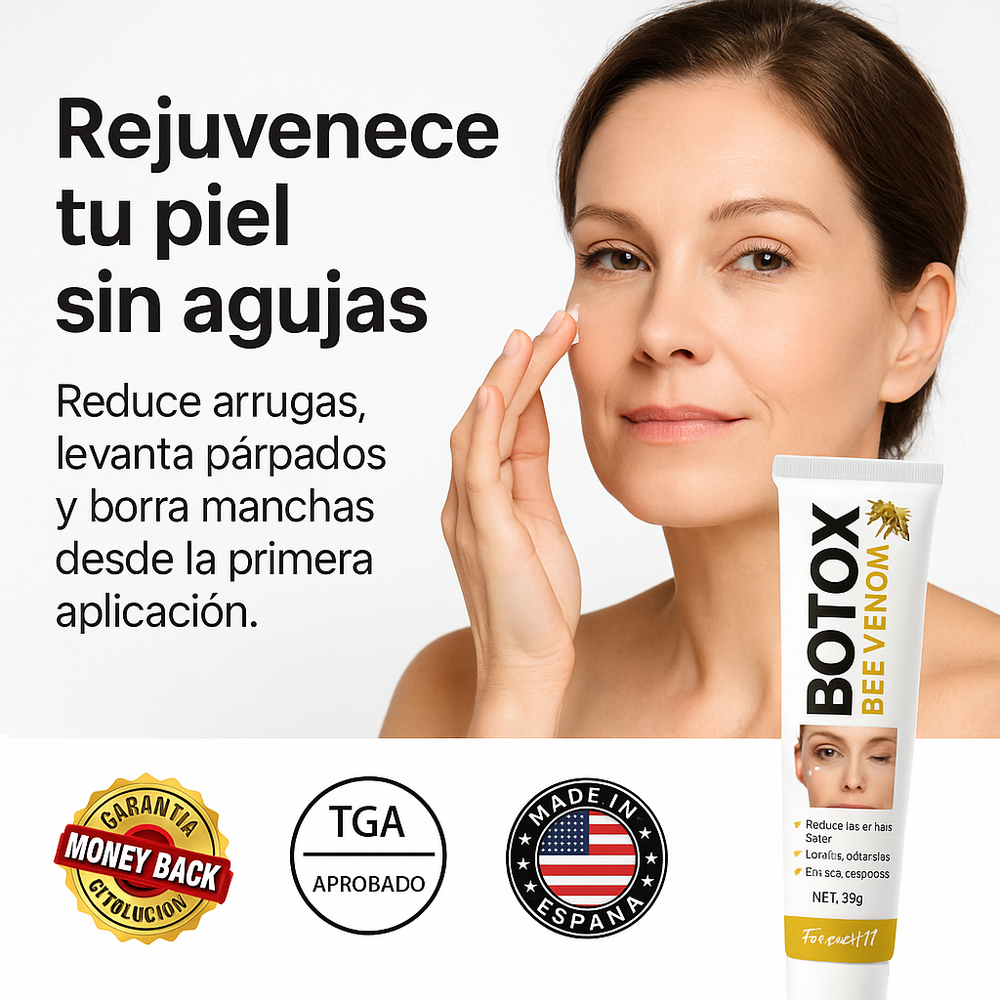 ✅Elimina arrugas sin agujas con la crema Botox natural que todas están probando