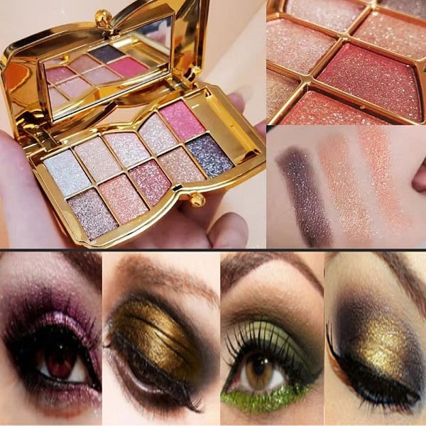 Paleta Brillo Glamorosa de Sombras