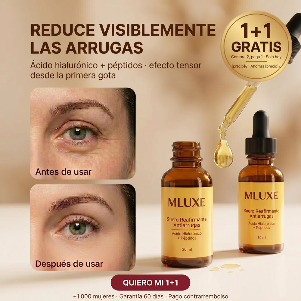 Sérum Facial Anti-Edad 'Efecto Lifting' para Arrugas y Flacidez