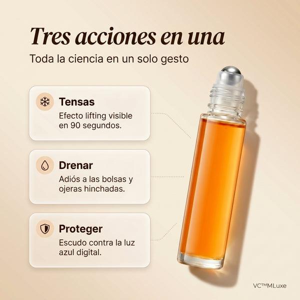 Bolsas y ojeras, fuera en 90 segundos.